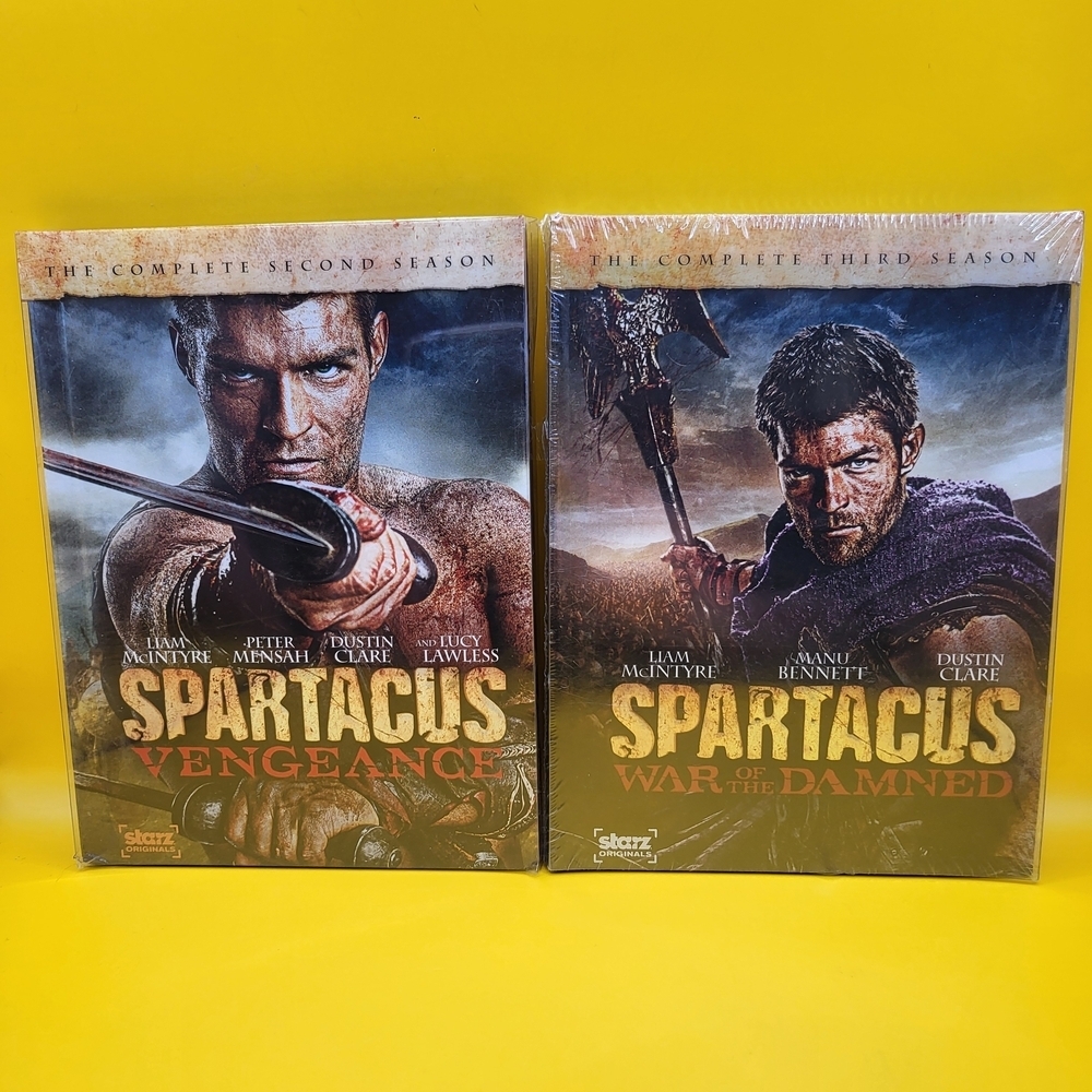 Spartacus Second, Third Seasons Used, New DVDs